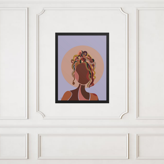She's Royal–Framed Giclée Wall Art