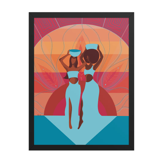 Harvesters of Love and Light–Framed Giclée Wall Art