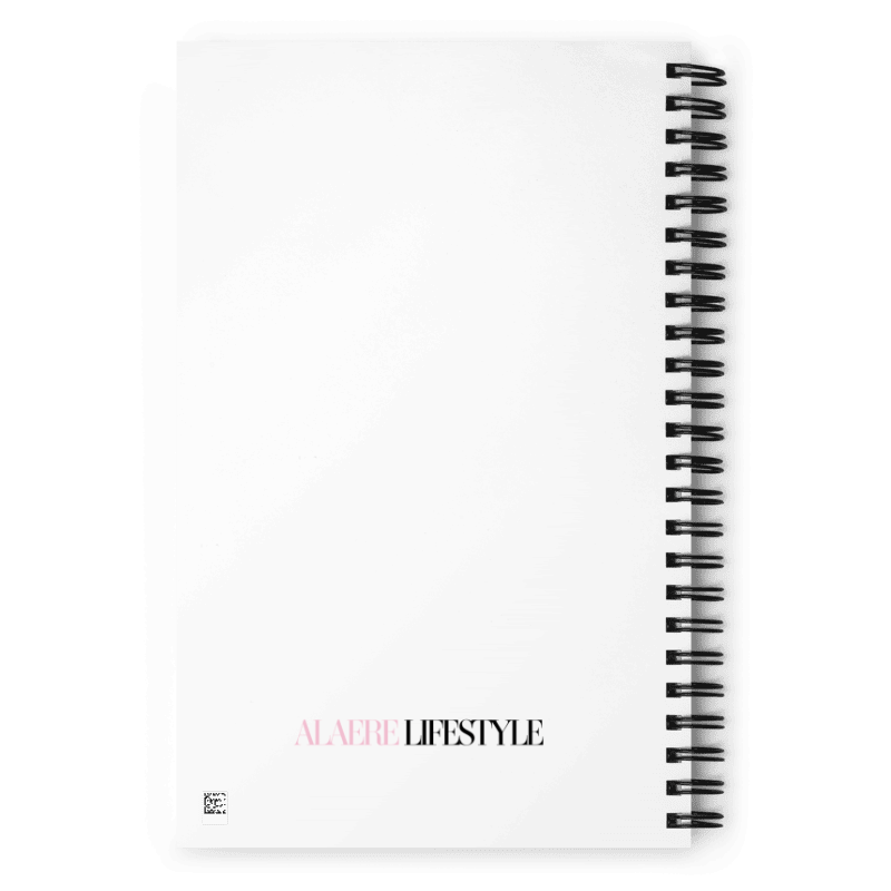 Princesa Dourada Art Spiral Notebook