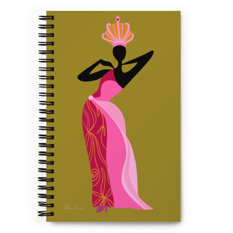 Princesa Verde Art Spiral Notebook