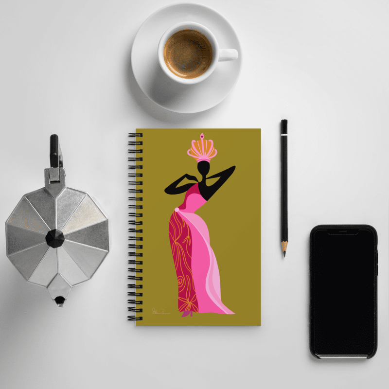 Princesa Verde Art Spiral Notebook