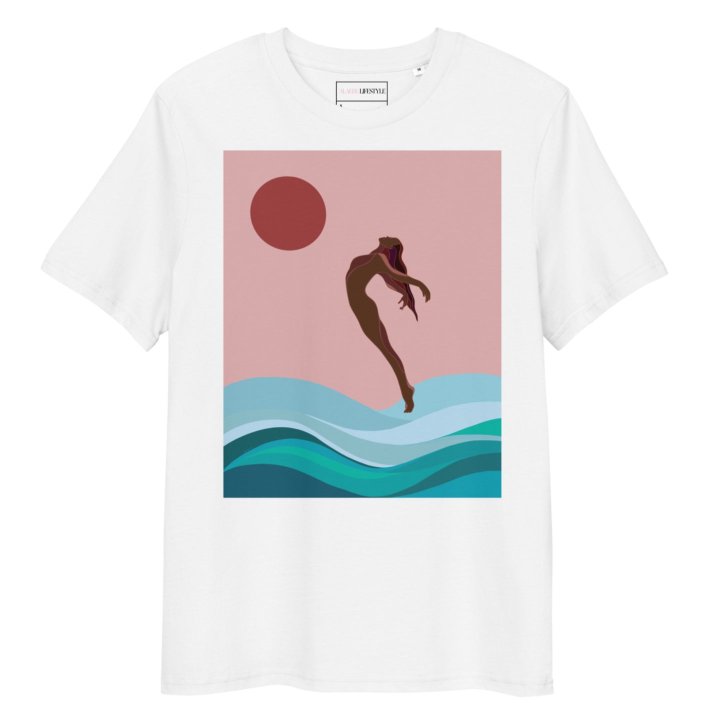 Rivers Girl Art T-Shirt — 100% Organic Cotton
