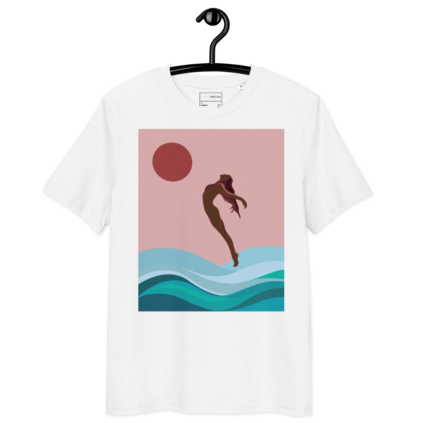 Rivers Girl Art T-Shirt — 100% Organic Cotton